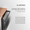 ELMOWO - Edelstahl Handtuchhalter ohne Bohren doppelt für 2 Produktbild-Vorschau 2
