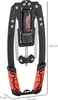 A black and red SPORTNOW Power Twister arm trainer is shown against a white background with dimensions indicated. Náhľad obrázku produktu