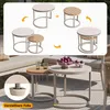 Flieks Rattan Gartenloungeset 6-tlg., Balkonmöbelset für Produktbild-Vorschau 4