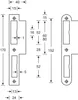 SSF Lappen-Schließblech 170 mm, DIN R 24 mm rd.Edelstahl Produktbild-Vorschau 5