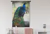 MuchoWow® Wandteppich Wandbehang Tiere - Pfau - Federn Produktbild-Vorschau 2