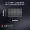 POLENTEX Aluminium-Fußmatte mit Ablaufwanne – 60x40 cm, 22 Produktbild-Vorschau 6