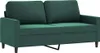 2-Sitzer-Sofa Dunkelgrün 140 cm Samt Produktbild-Vorschau 1