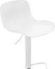 A white bar stool on a white background. Produktbild-Vorschau