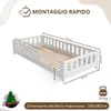 Crazy Pine Letto per Bambini 80x160 cm – Letto Montessori Anteprima dell’immagine prodotto 2