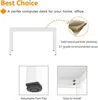 Petit bureau informatique 80x40cm blanc Bureau à domicile Voir les images du produit 3
