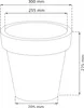 Prosperplast Blumentopf LOFLY Weiß 29,3 cm Produktbild-Vorschau 9
