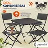 CASARIA® Sgabello Pieghevole in Polyrattan Max Carico 75kg Anteprima dell’immagine prodotto 7