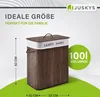Kosz na pranie Curly 300344, bambusowy, z pokrywą i Podgląd zdjęcia produktu 3