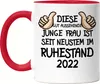 Rentnerin 2022 Tasse Rot Rente Lustig Spruch Ruhestand Produktbild-Vorschau 1