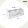 Fatmoose Recinto all'aperto BunnyBase Bliss in legno per Anteprima dell’immagine prodotto 6