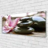 Glasbilder 125x50 Wandbild Druck auf Glas Blumen Steine Produktbild-Vorschau 2