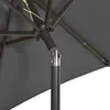 vidaXL Parasol avec éclairage LED Anthracite 200x211 cm Alu Voir les images du produit 4
