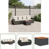 The Living Store 5-tlg. Garten-Sofagarnitur mit Kissen Produktbild-Vorschau 1