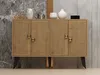Skye Decor, Ahart - Safírový dub, zlatá, skříně do Náhled obrázku produktu 1