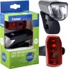 A product package for a bicycle light set, with the lights displayed inside and separately. Náhľad obrázku produktu