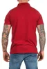 Herren Sport Polo Shirt Stretch Kurz-Arm; Rot 2XL Produktbild-Vorschau 2