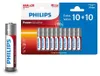 Philips Alkaline Batterien 10+10 Pack 1,5V LR03 AAA Produktbild-Vorschau 4