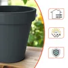 Fioriera in plastica M rotonda Ø 38 cm - antracite - Anteprima dell’immagine prodotto 5