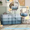 HOMCOM Dětská komoda s úložnými boxy, 9 polic, dětský Náhled obrázku produktu 5