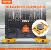 4x Panzerrollen 12T Transportfahrwerk 280x210x105mm Produktbild-Vorschau 2