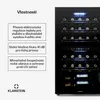 Klarstein vinotéka, 2 zóny, malá, 80 l, skleněné dveře, Náhled obrázku produktu 2