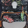 Close-up of a backpack with decorative elements. Voir les images du produit