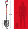 WALTER Professional Gartenspaten- Robuster Glasfaserstiel, Produktbild-Vorschau 3