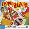 The image shows the box art for the board game Looping Louie, featuring cartoon characters and game elements. Produktbild-Vorschau