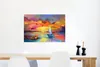 MuchoWow® Poster Malerei - Ölfarbe - Boot - Farben 60x40 cm Produktbild-Vorschau 5