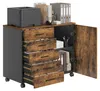 VASAGLE Rollcontainer, Aktenschrank, Schrank mit Tür, Produktbild-Vorschau 1