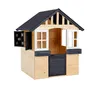 A wooden playhouse for children, shown from a front-diagonal view against a white background. Náhled obrázku produktu