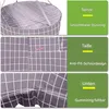 Duschvorhang 90x200 cm – wasserdicht & faltbar, Sichtschutz Produktbild-Vorschau 3