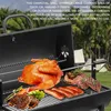 TEENO Grillwagen aus Holz, XXL-Kohlegrill mit Deckel, Produktbild-Vorschau 5