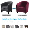 Topchances Club Chair Slipcover,High Stretch Velvet Chair Náhled obrázku produktu 4