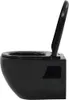 dkd-home-decor Wand-WC Keramik Schwarz 36 x 50 x 41,5 cm Produktbild-Vorschau 5