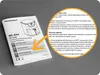 A manual for a Berdsen BD-654 air fryer is shown, with a close-up view of a recipe section highlighted by an orange arrow. Anteprima dell’immagine prodotto