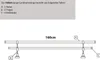 Gardinenstange 160 cm für Wandmontage, Vorhangstange 19 mm Produktbild-Vorschau 5