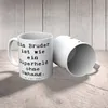 Mr. & Mrs. Panda Kaffeetasse Spruch Bruder Superheld - Weiß Produktbild-Vorschau 4