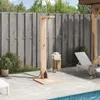Douche d'extérieur vidaXL 210 cm en bois massif de pin et Voir les images du produit 3