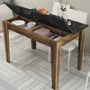Skye Decor, Kiev 509 - Walnut, Black, Tische, Küchentische, Produktbild-Vorschau 4