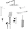 Badezimmer Armaturenset mit Zubehör in silber DEANTE-30 Produktbild-Vorschau 1