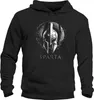 Hoodie Herren Aufdruck Sparta Helm Krieger Warrior Produktbild-Vorschau 2