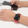 Nylon Armband für Apple Watch Ultra mit 49mm in Rot Produktbild-Vorschau 6