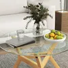 HOMCOM Couchtisch aus Hartglas, Wohnzimmertisch mit Produktbild-Vorschau 9