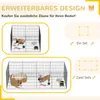 PawHut výběh pro štěňata, výška 76 cm, 8dílný sestavitelný Náhled obrázku produktu 8