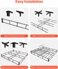 SucceBuy Lit Boxspring Queensize avec revêtement tissu et Voir les images du produit 6