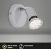 Faretto LED da parete orientabile 1xGU10 3000K Ø8cm 3W Anteprima dell’immagine prodotto 2