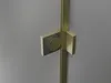 A close-up view of a shower door handle and frame. Produktbild-Vorschau