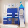 Homestyle4u Hochbett 90x200 mit Rutsche Turm Tunnel Produktbild-Vorschau 14